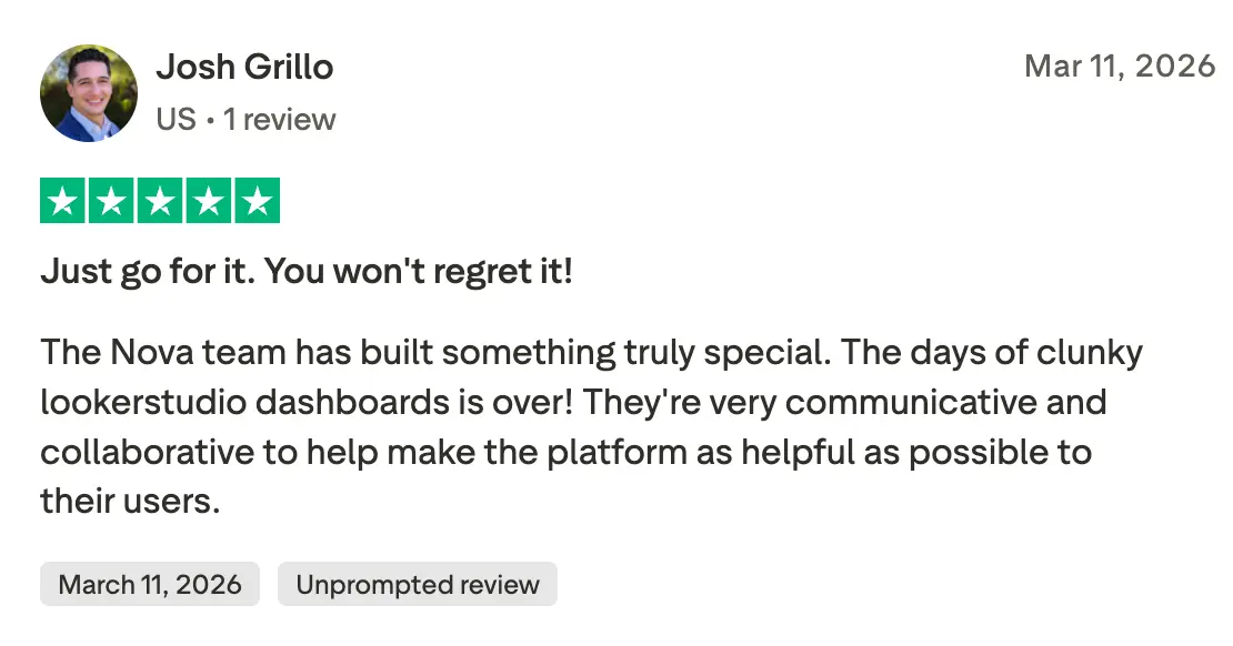 Josh Grillo 5-star review: Just go for it. You won't regret it!