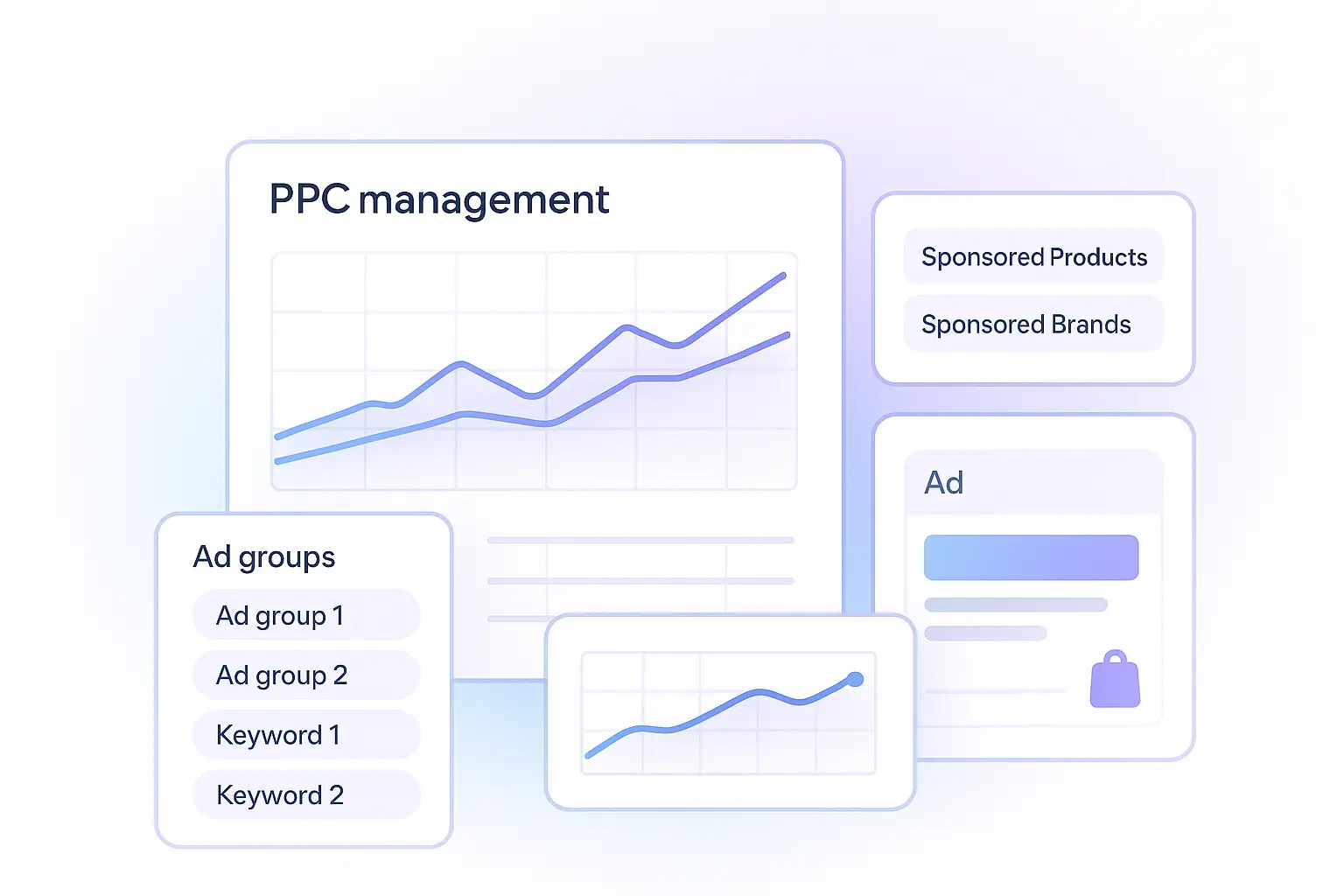 Nova dashboard displaying campaign performance metrics, ACoS, TACoS, and advertising spend efficiency