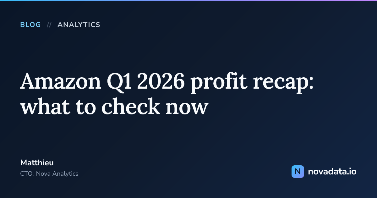 Amazon Q1 2026 profit recap: what to check now