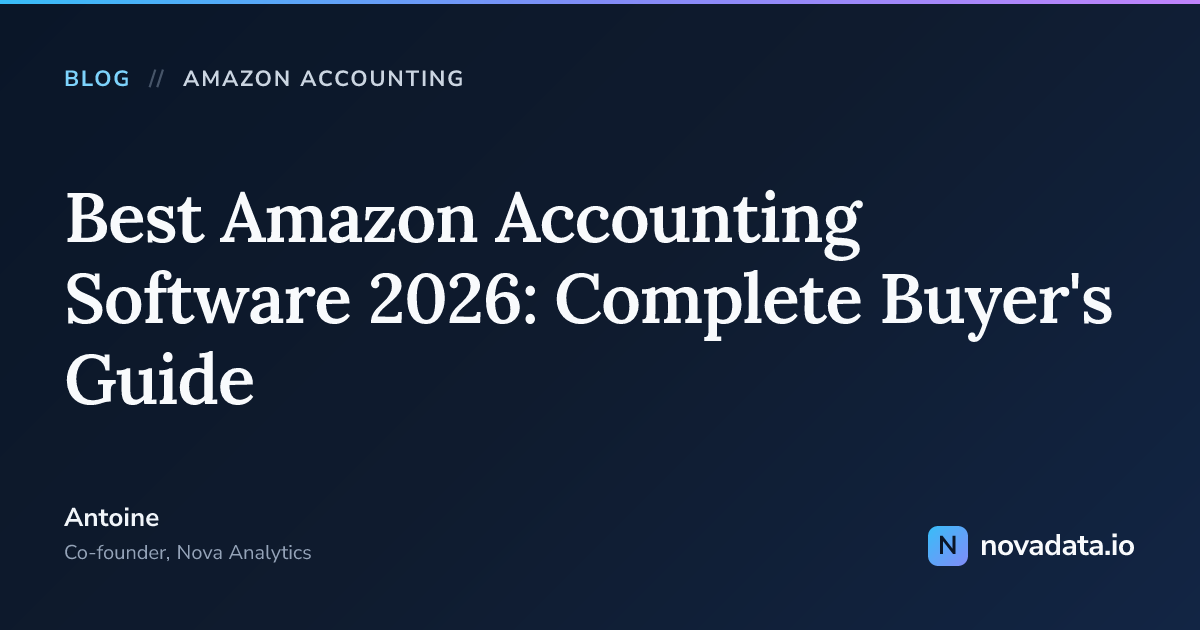 Best Amazon Accounting Software 2026: Complete Buyer's Guide