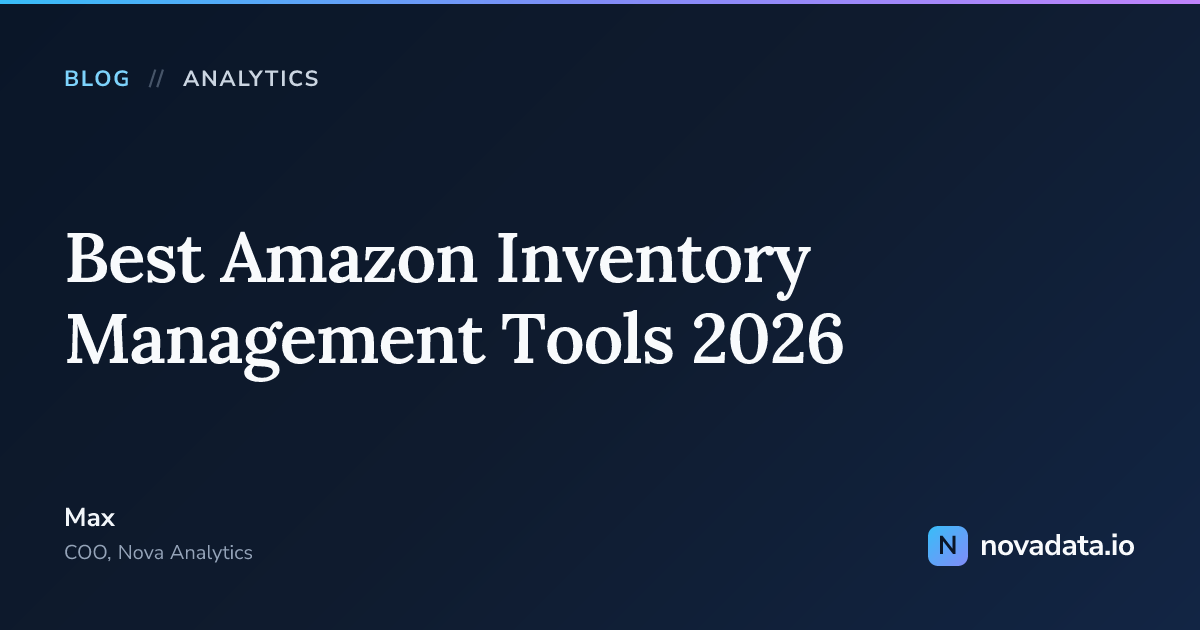 Best Amazon Inventory Management Tools 2026