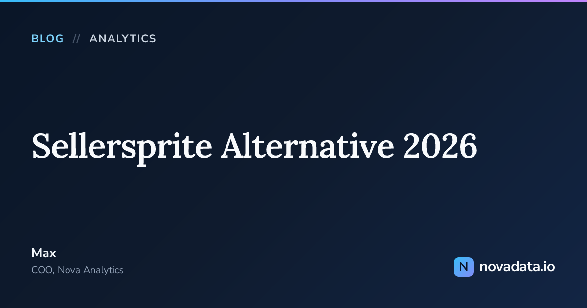 Best Sellersprite Alternative 2026 - Profit Analytics Stack